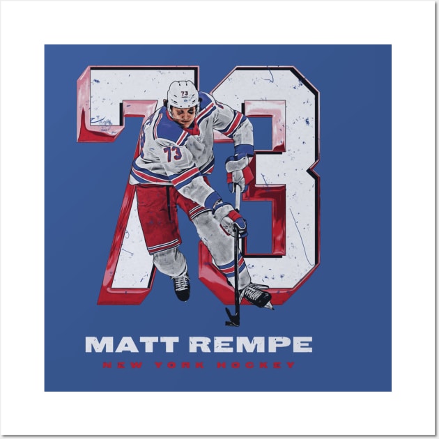 Matt Rempe New York R Number Wall Art by artbygonzalez